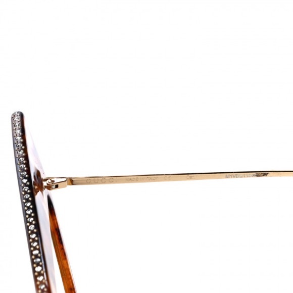 GUCCI
Geometric Crystal Sunglasses GG0430S Havana - Picture 3 of 7